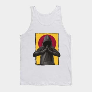 Praying Hands Men's Black Rap Hip Hop Musik Tank Top